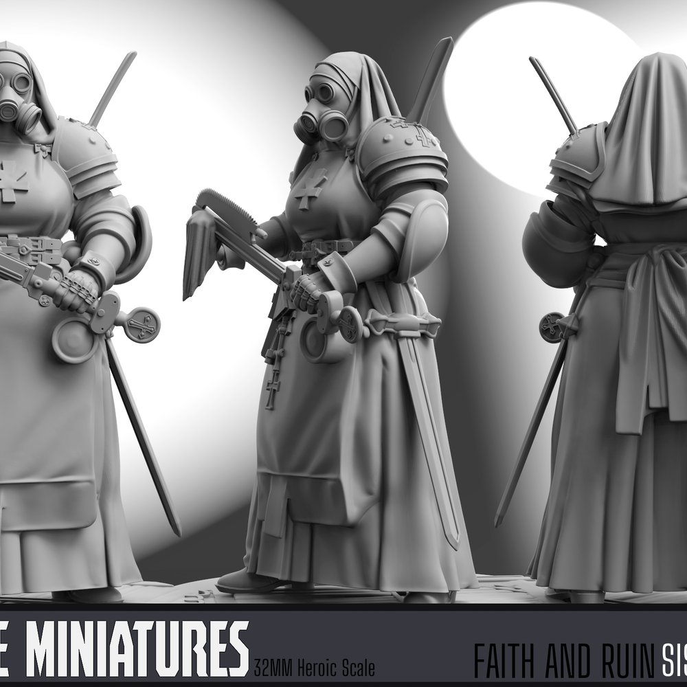 013 | Sister Skarn, Combat Medic | ZUG 7 | Resin Print