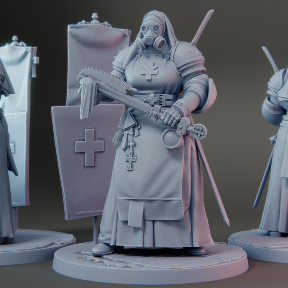 013 | Sister Skarn, Combat Medic | ZUG 7 | Resin Print