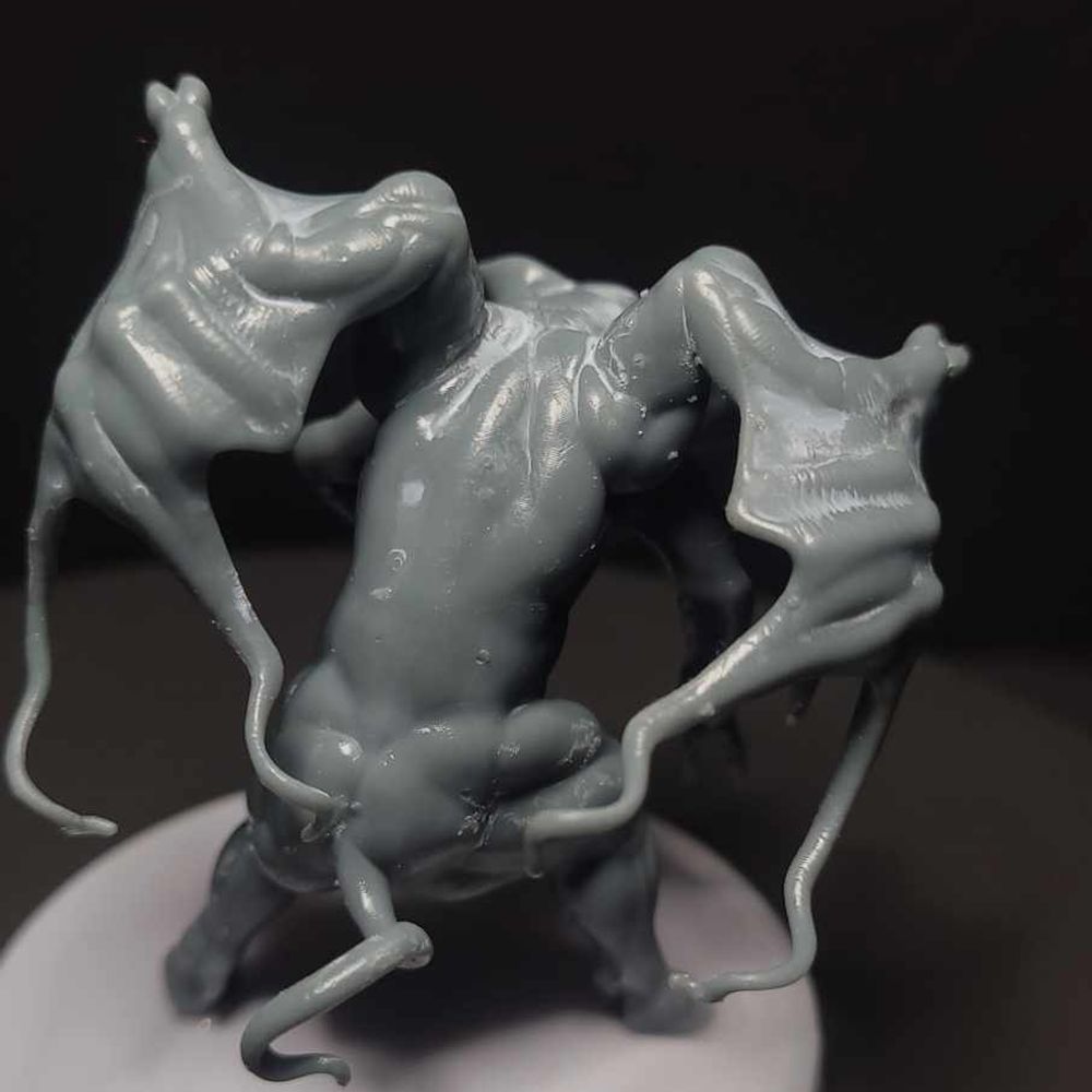015A | Grim Hog | Swine Plague | Resin Print
