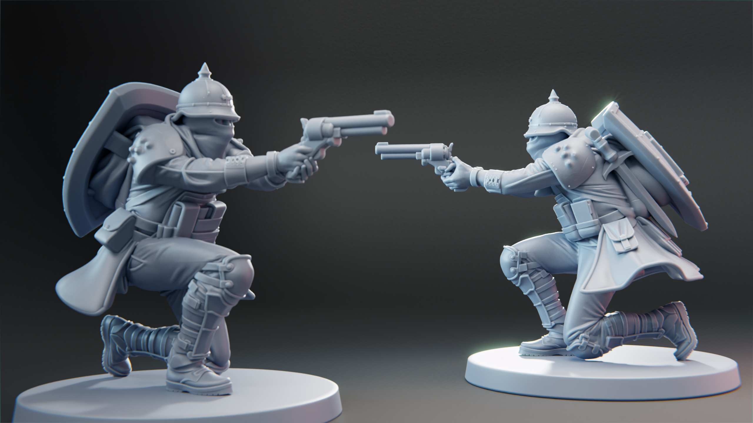 002 -  Pistolman - 3 Variants