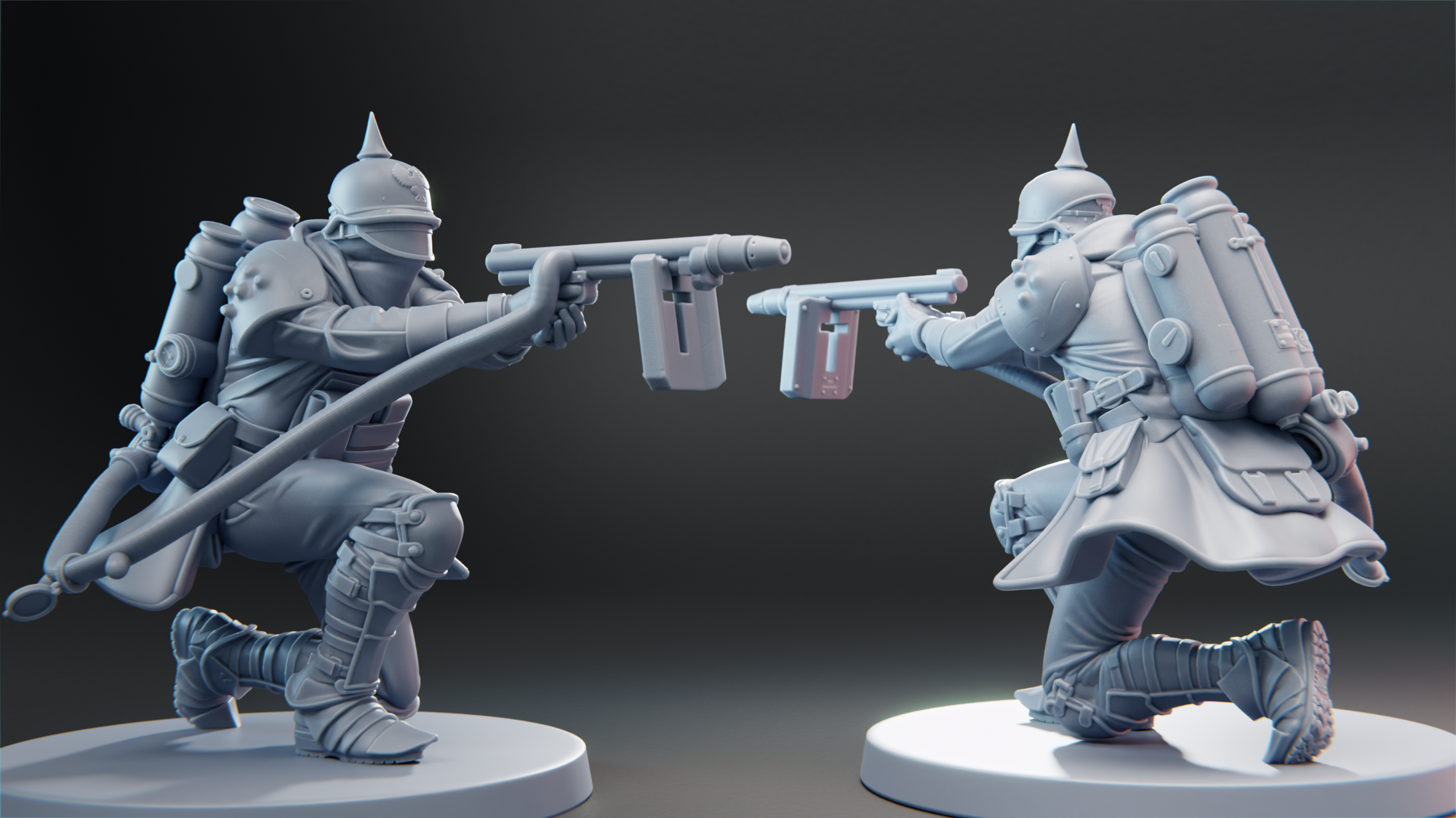 002 -  Pistolman - 3 Variants