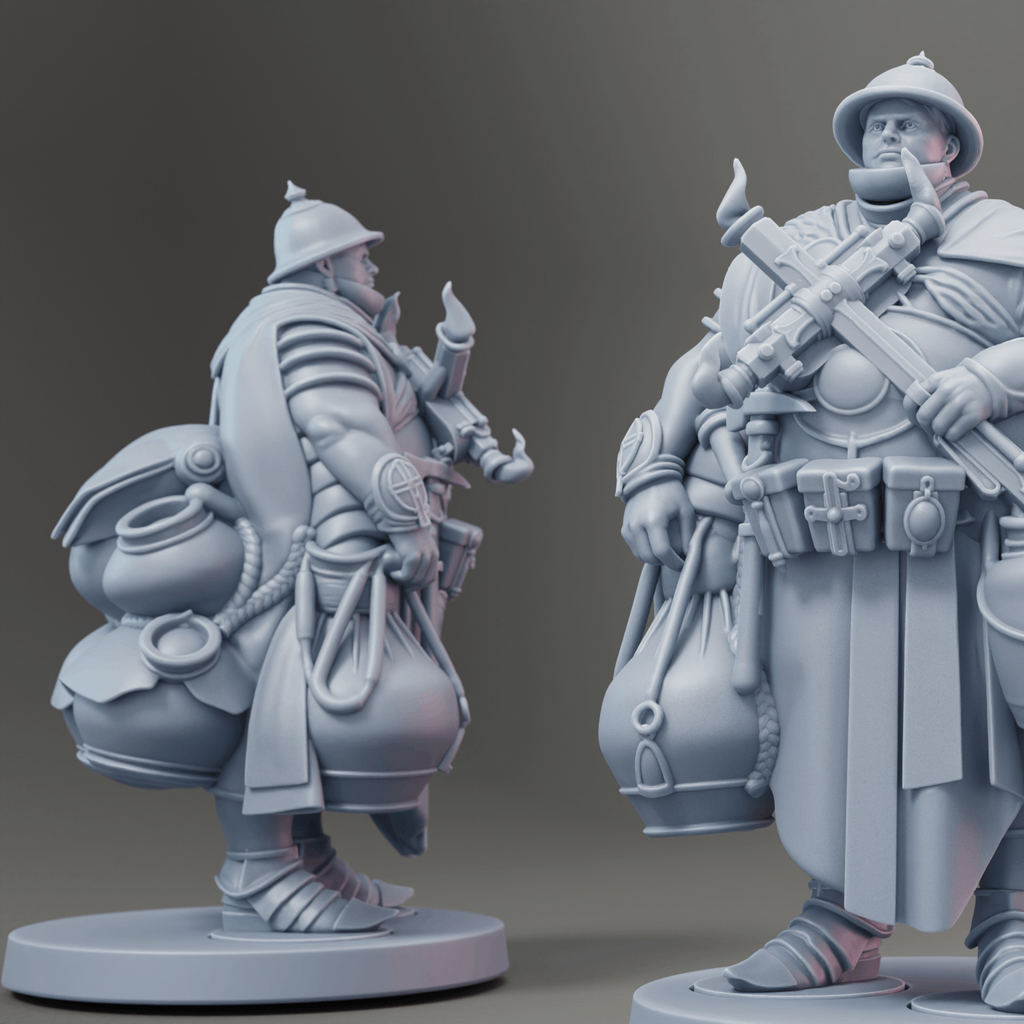 008 | Burn-Priest Adelhard | ZUG 7 | Resin Print