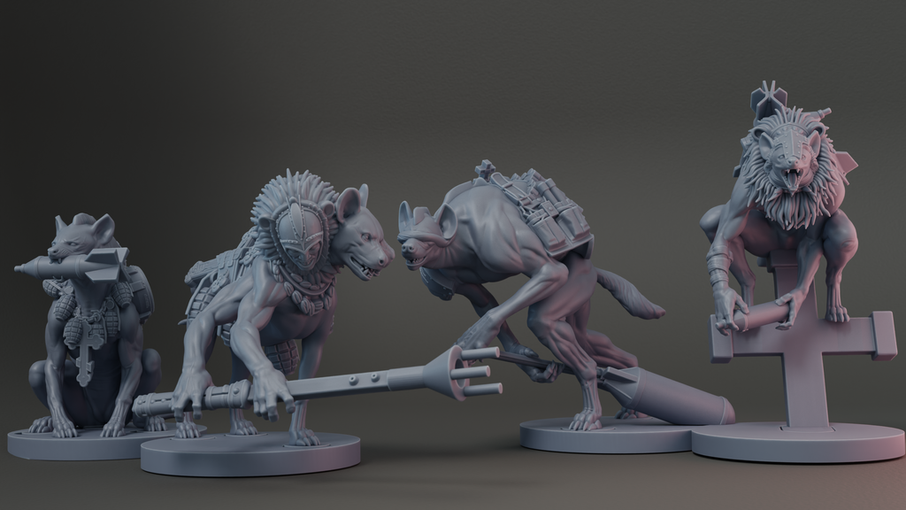 028 - Hyena Martyrs 4 Variants