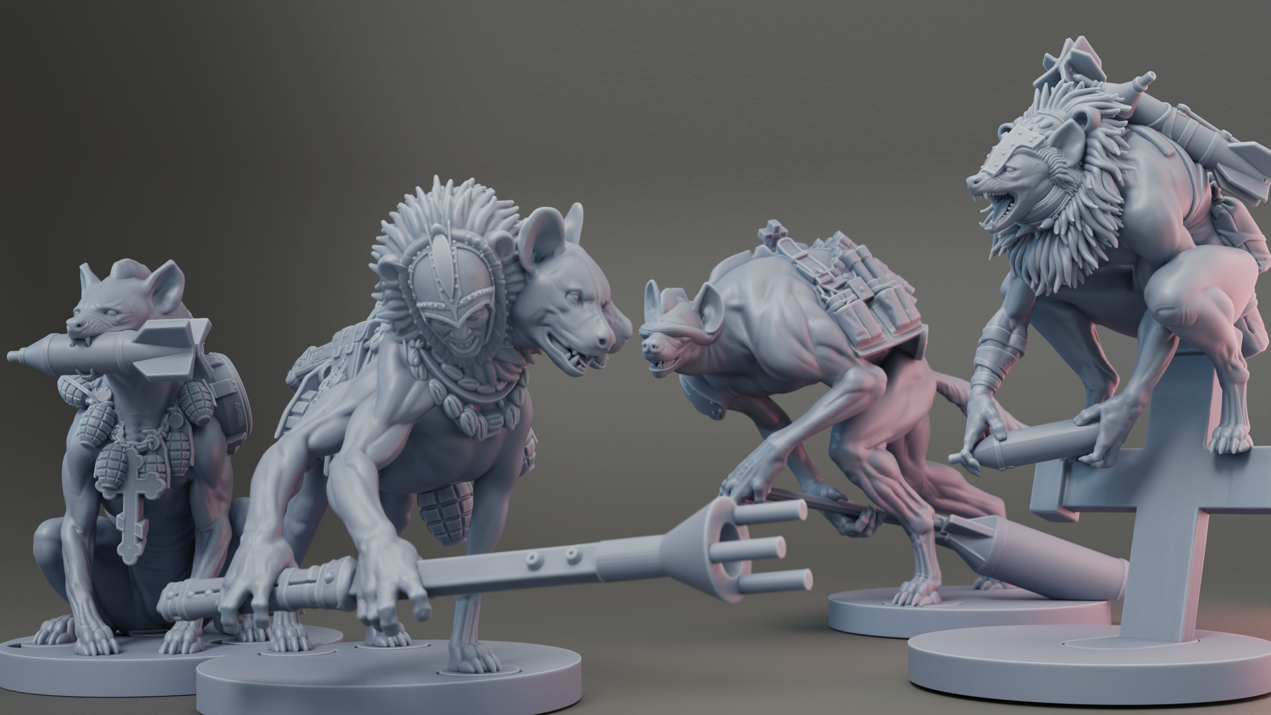 028 - Hyena Martyrs 4 Variants
